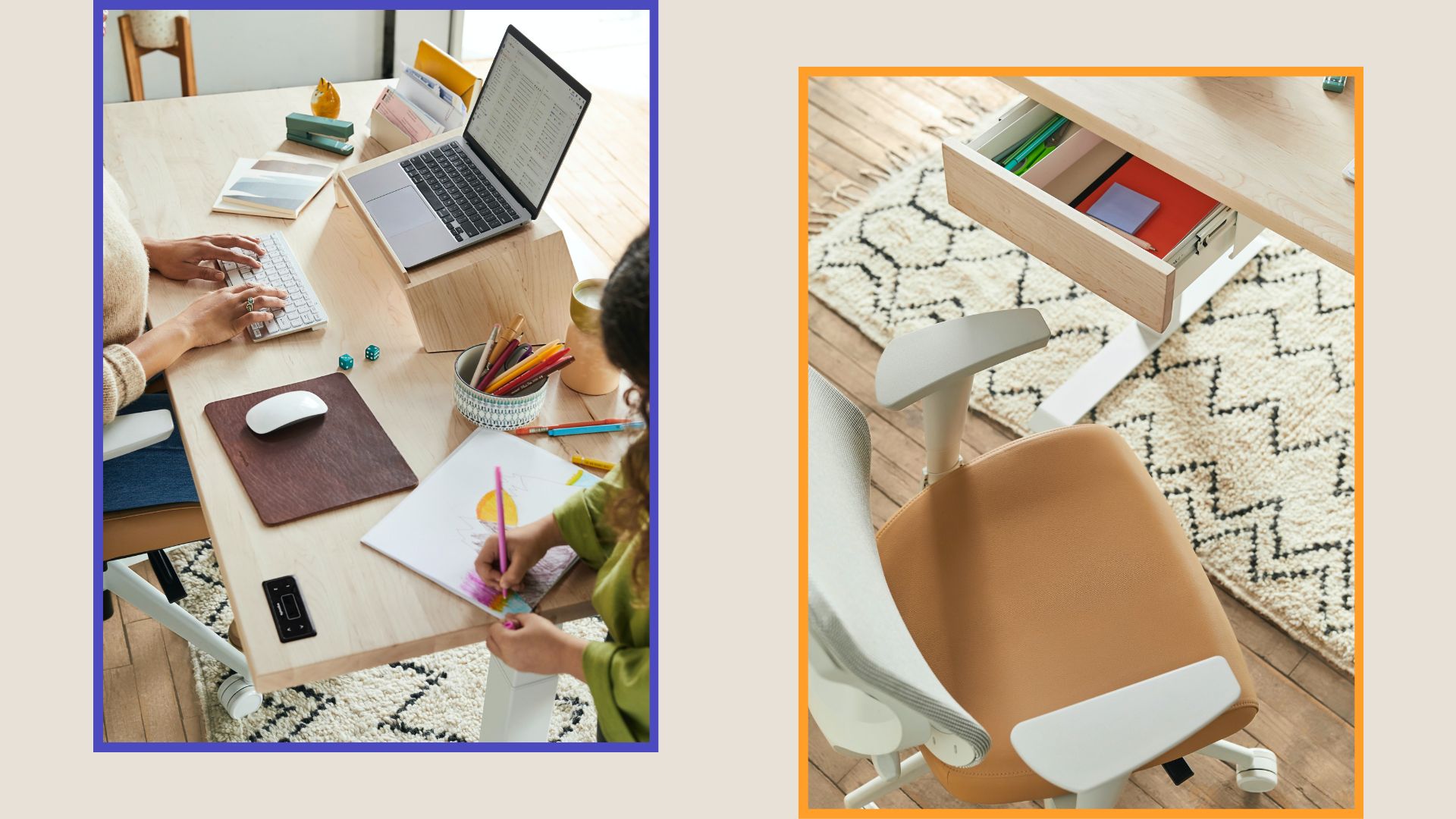 Sắp xếp bàn làm việc hợp lý để tạo cảm giác dễ chịu mỗi ngày